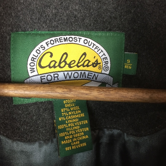 Cabela's for Women Wool / Cashmere Blend Pea Coat - Picture 3 of 4